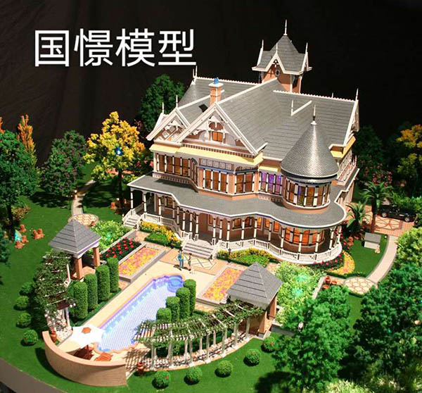 玛曲县建筑模型