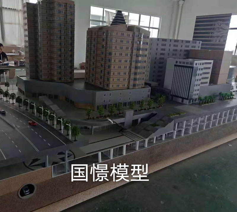 玛曲县建筑模型